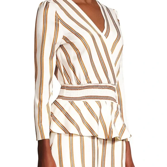 Maje
Striped Peplum Suit Romper Size M - Picture 6 of 6